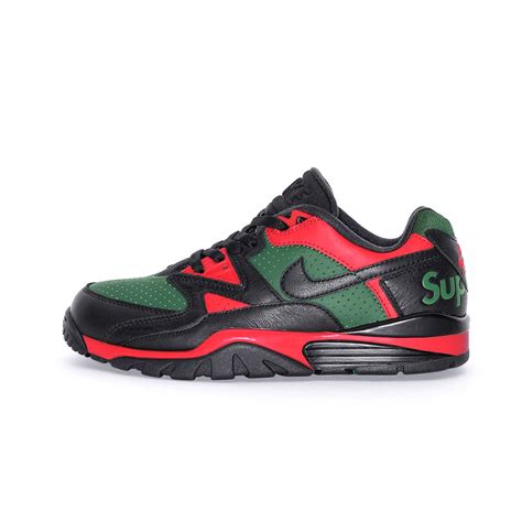 Nike Cross Trainer Low Supreme Black Green Red 